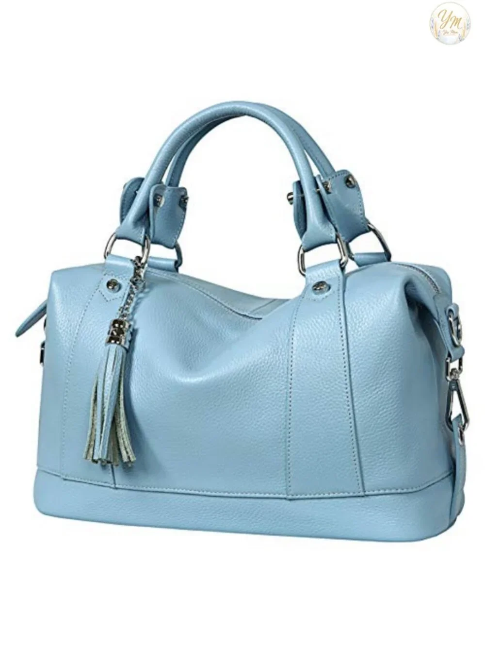 Genuine Leather Satchel Tote Bag Crossbody Shoulder Handbag for Women